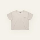 Women Crop Tee in Bone